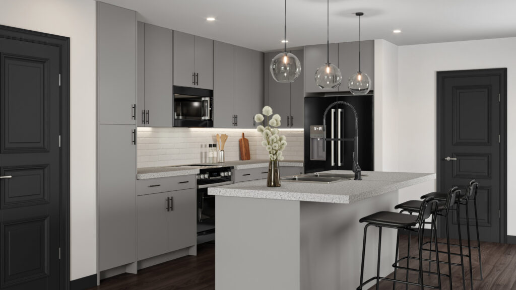 Euro stone grey wholesale cabinets